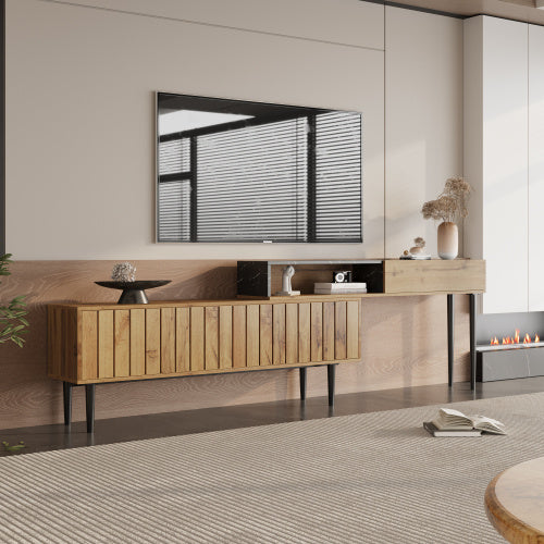 Exclusives Naturholz Tv-Board mit wunderschönem schlichten Design