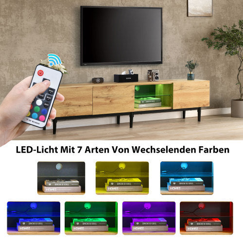 TV Lowboard mit Holzmaserung