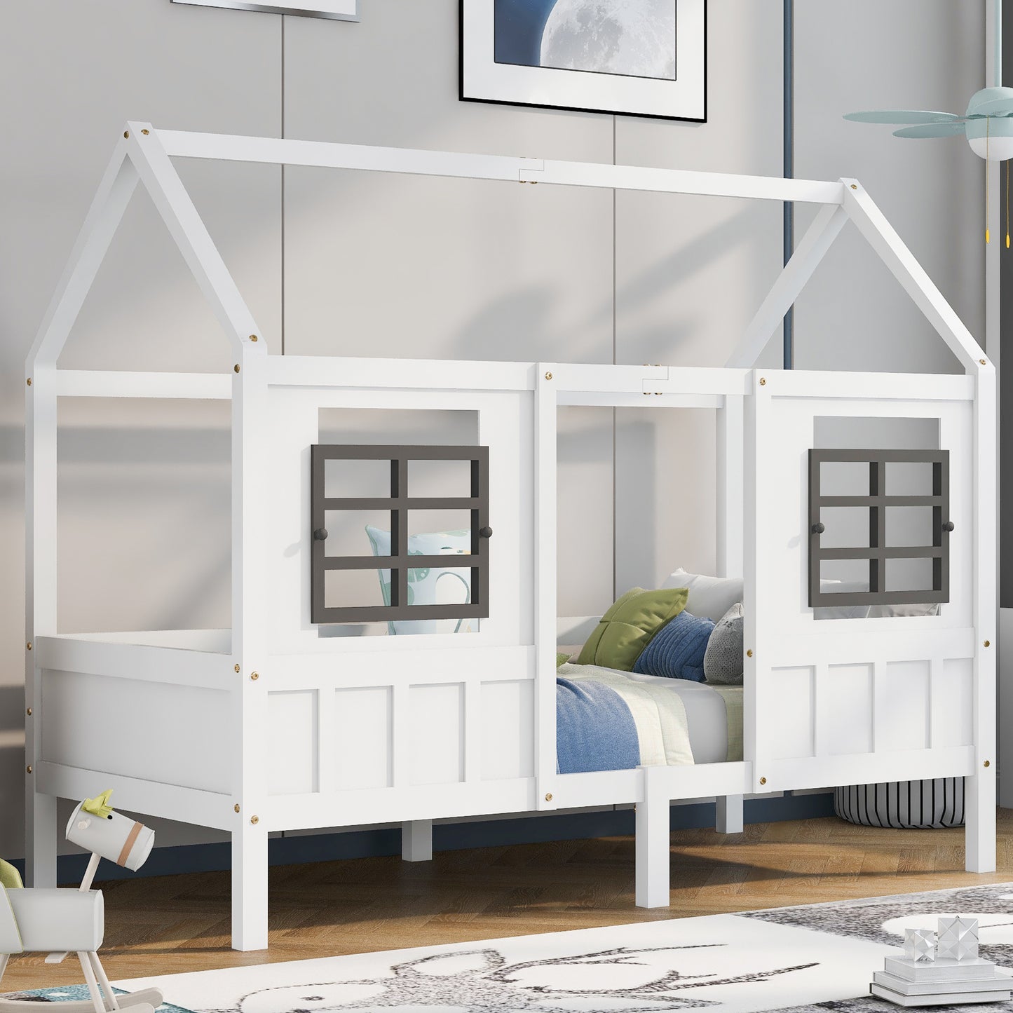 Hausbett aus Massivholz