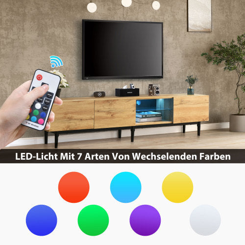 TV Lowboard mit Holzmaserung