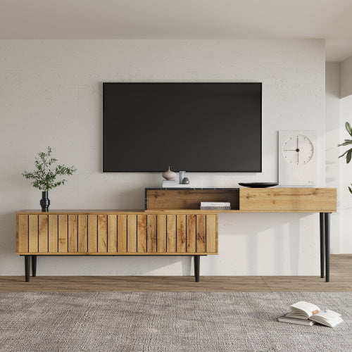 Exclusives Naturholz Tv-Board mit wunderschönem schlichten Design