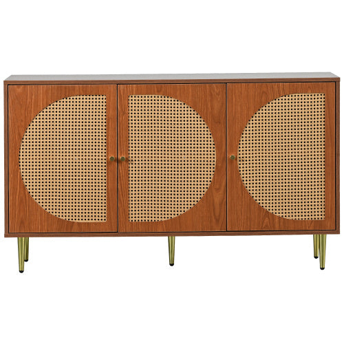 Designer-Kommode in Walnuss