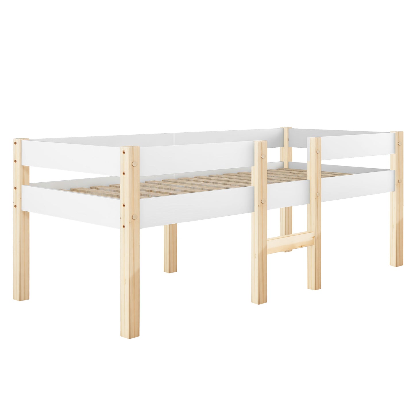 Kiefernholz Hochbett 90cmx190cm