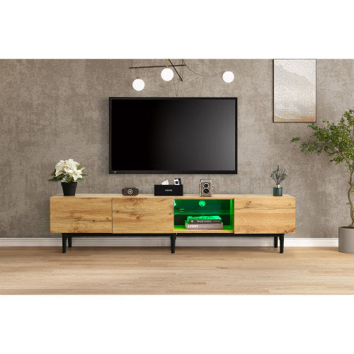 TV Lowboard mit Holzmaserung