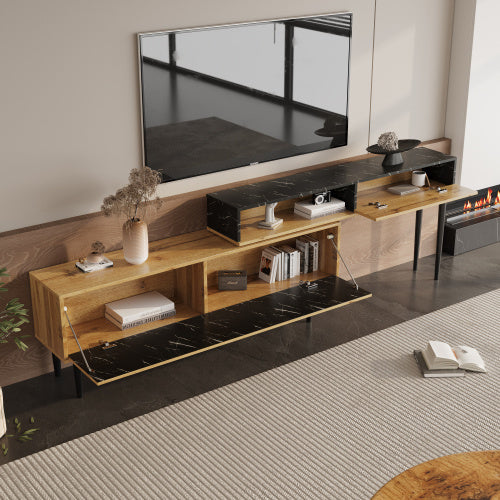 Exclusives Naturholz Tv-Board mit wunderschönem schlichten Design