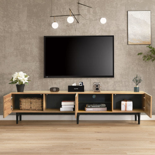 TV Lowboard mit Holzmaserung
