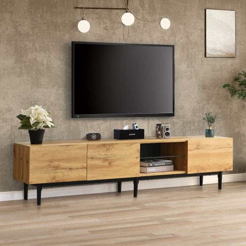 TV Lowboard mit Holzmaserung