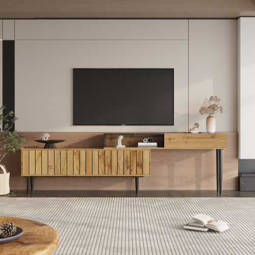 Exclusives Naturholz Tv-Board mit wunderschönem schlichten Design