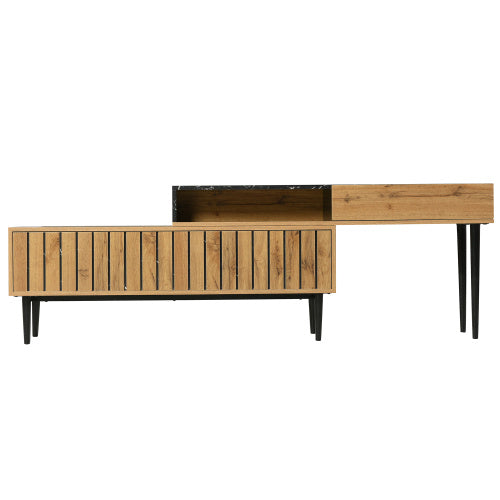 Exclusives Naturholz Tv-Board mit wunderschönem schlichten Design