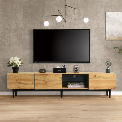 TV Lowboard mit Holzmaserung