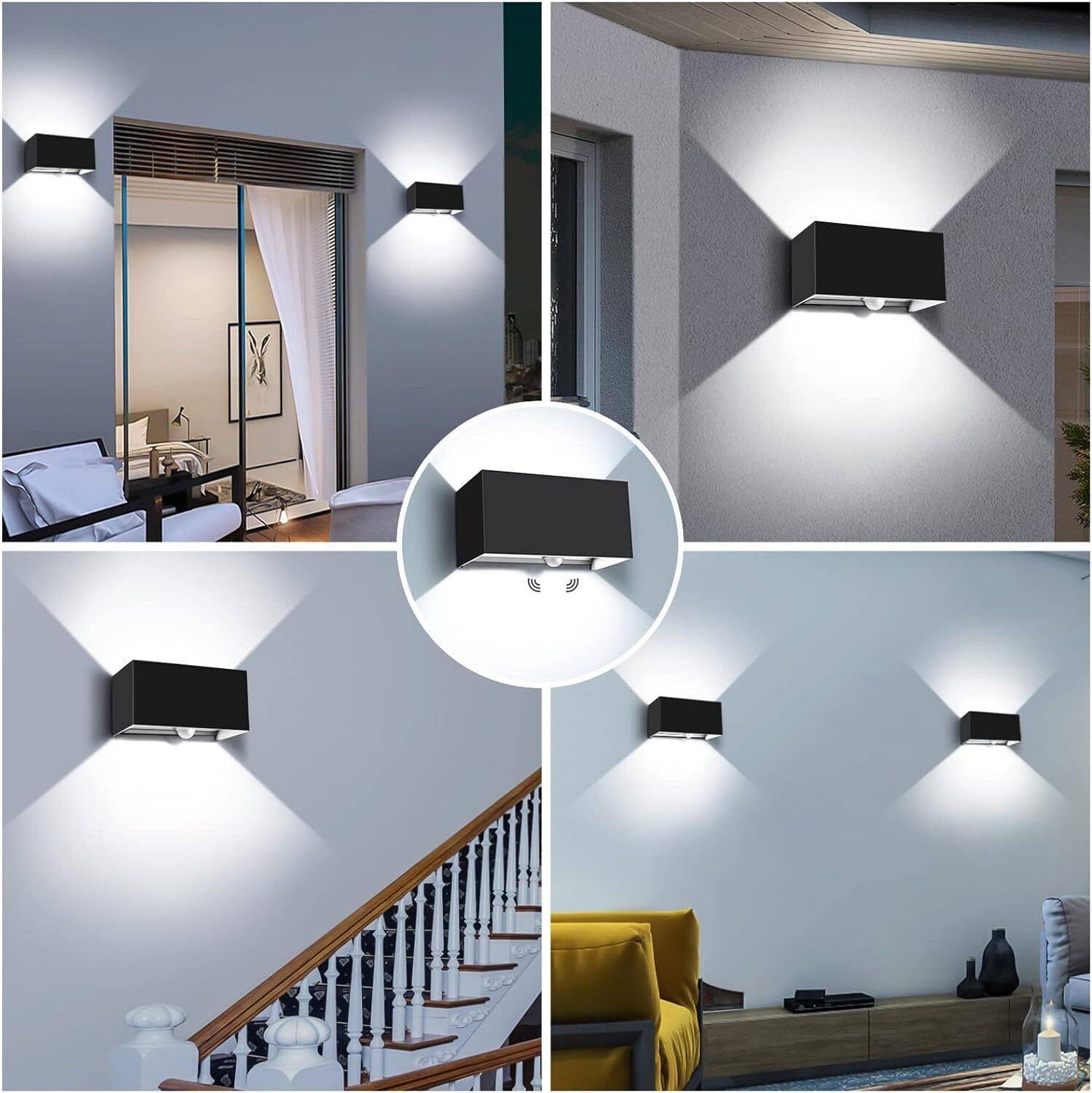 LED Outdoor Lampe mit integriertem Bewegungsmelder 20W