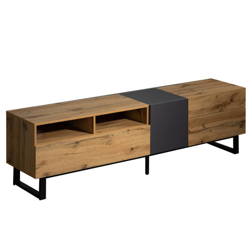 Holzmaserung TV Schrank Lowboard